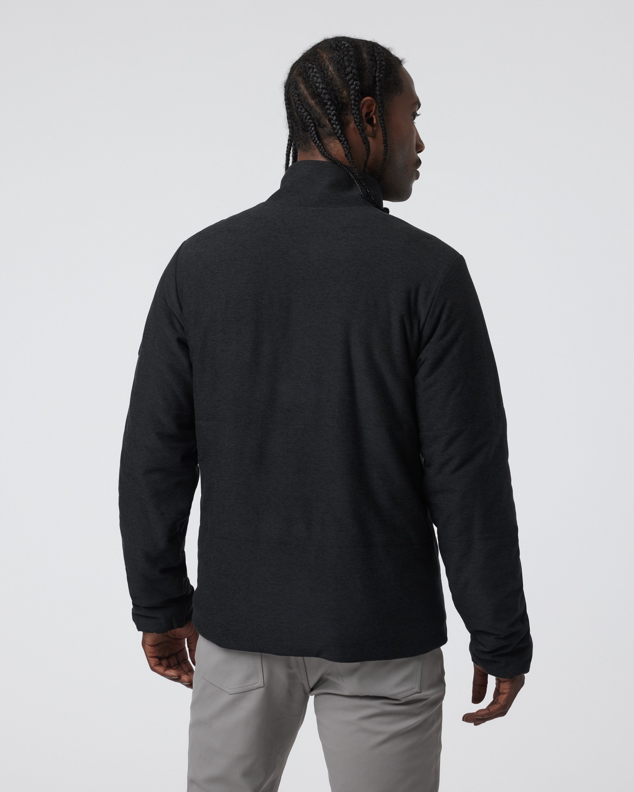 Ponto Insulated Jacket | Black Heather - Image 3