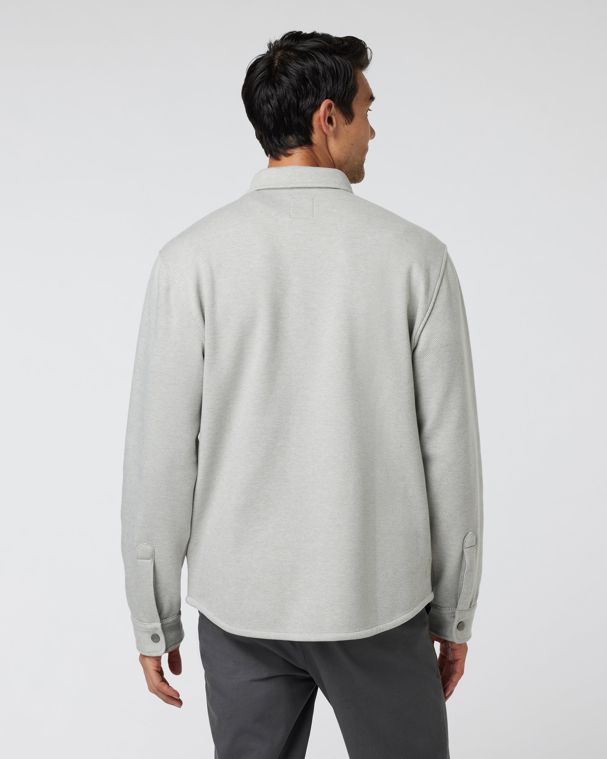 Del Mar Fleece Shirt Jacket | Vapor Heather - Image 2