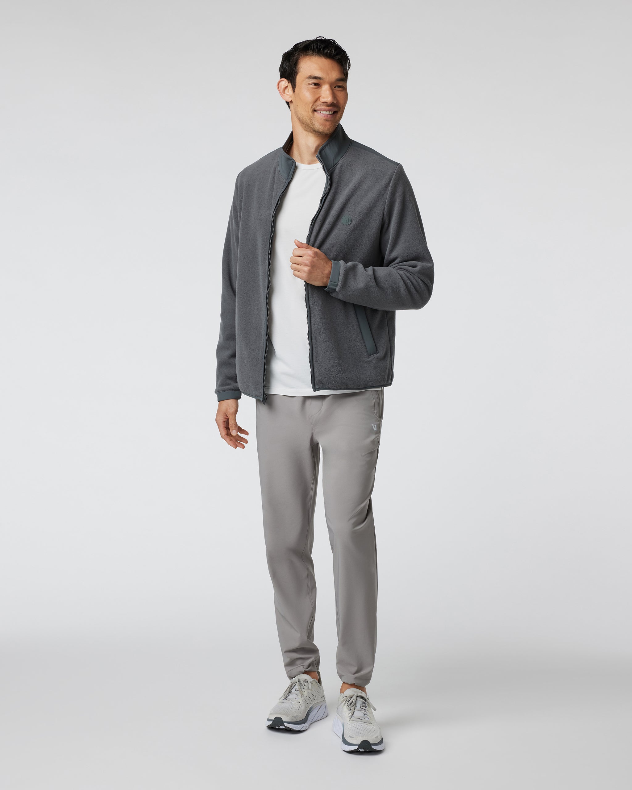 Aspen Full Zip Jacket | Dark Pewter - Image 3