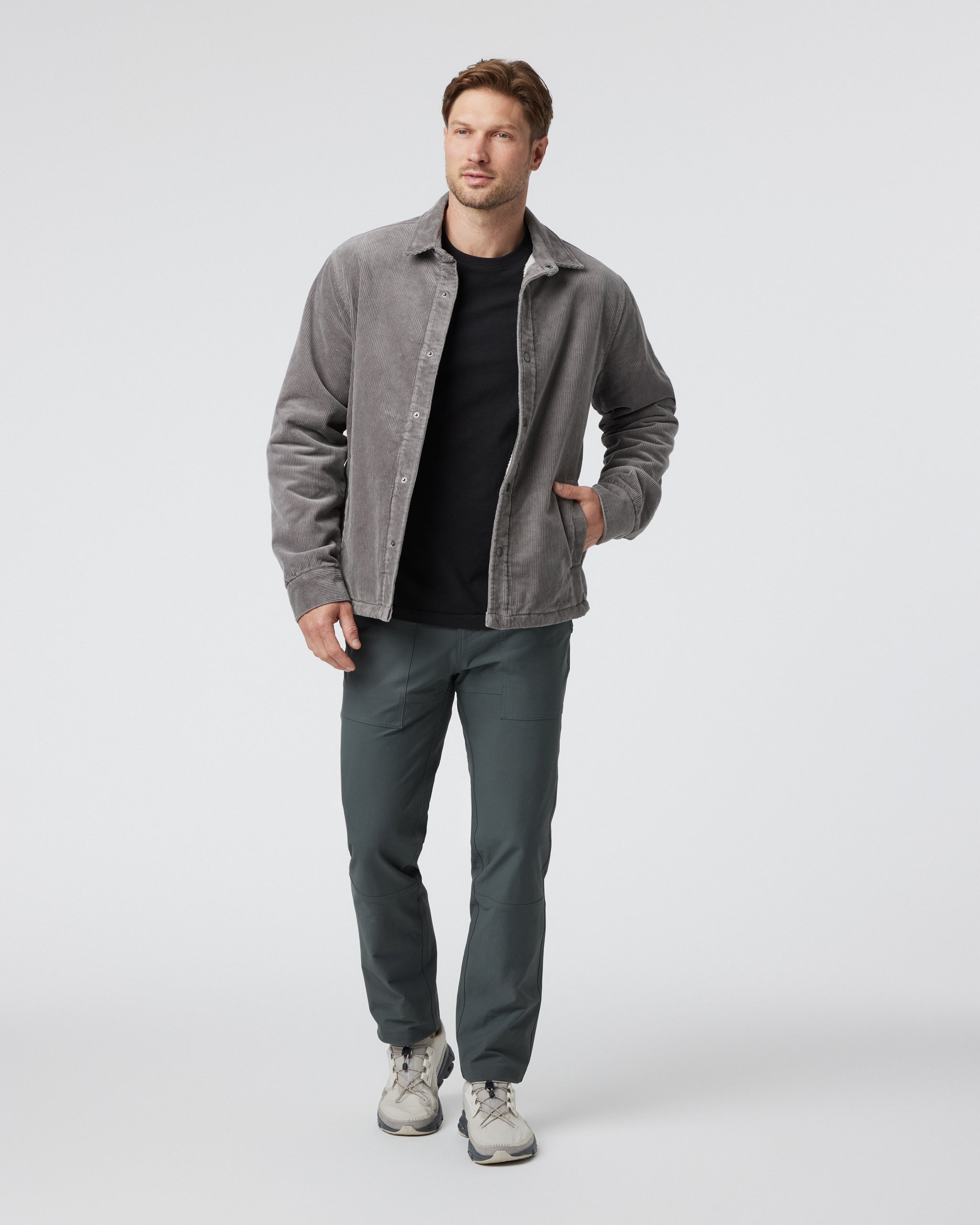 Vuori Cord Jacket | Shiitake - Image 3