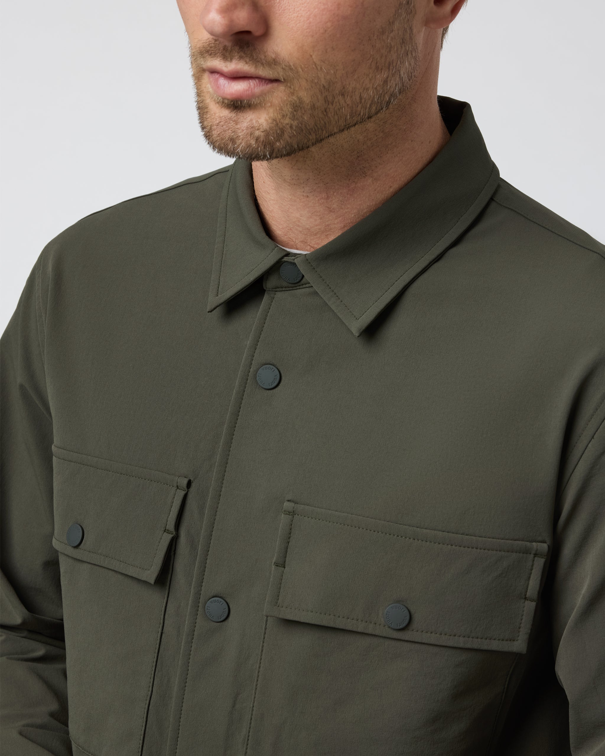 Lawson Tech Shirt Jacket | Oregano - Image 2