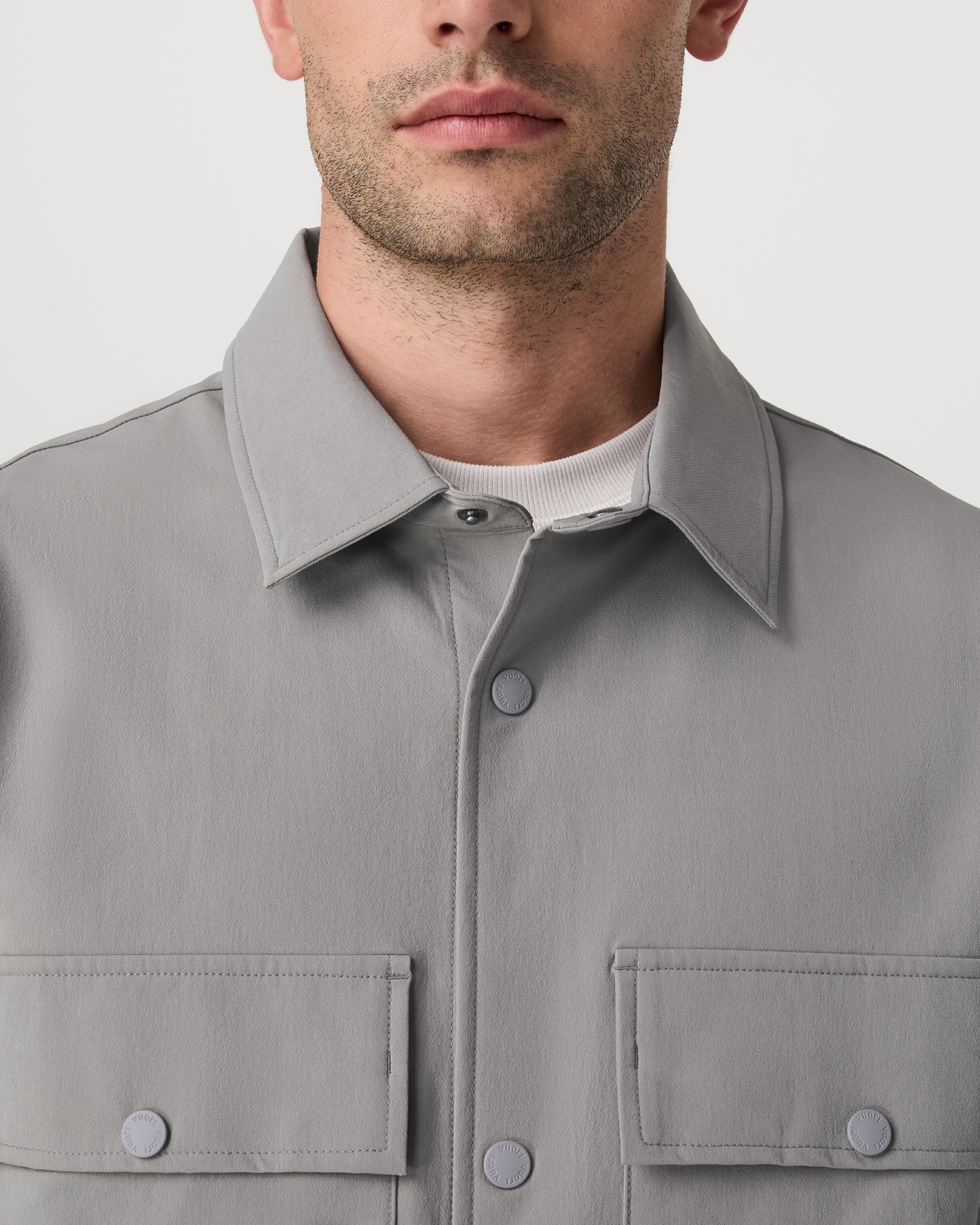 Lawson Tech Shirt Jacket | Shiitake - Image 2