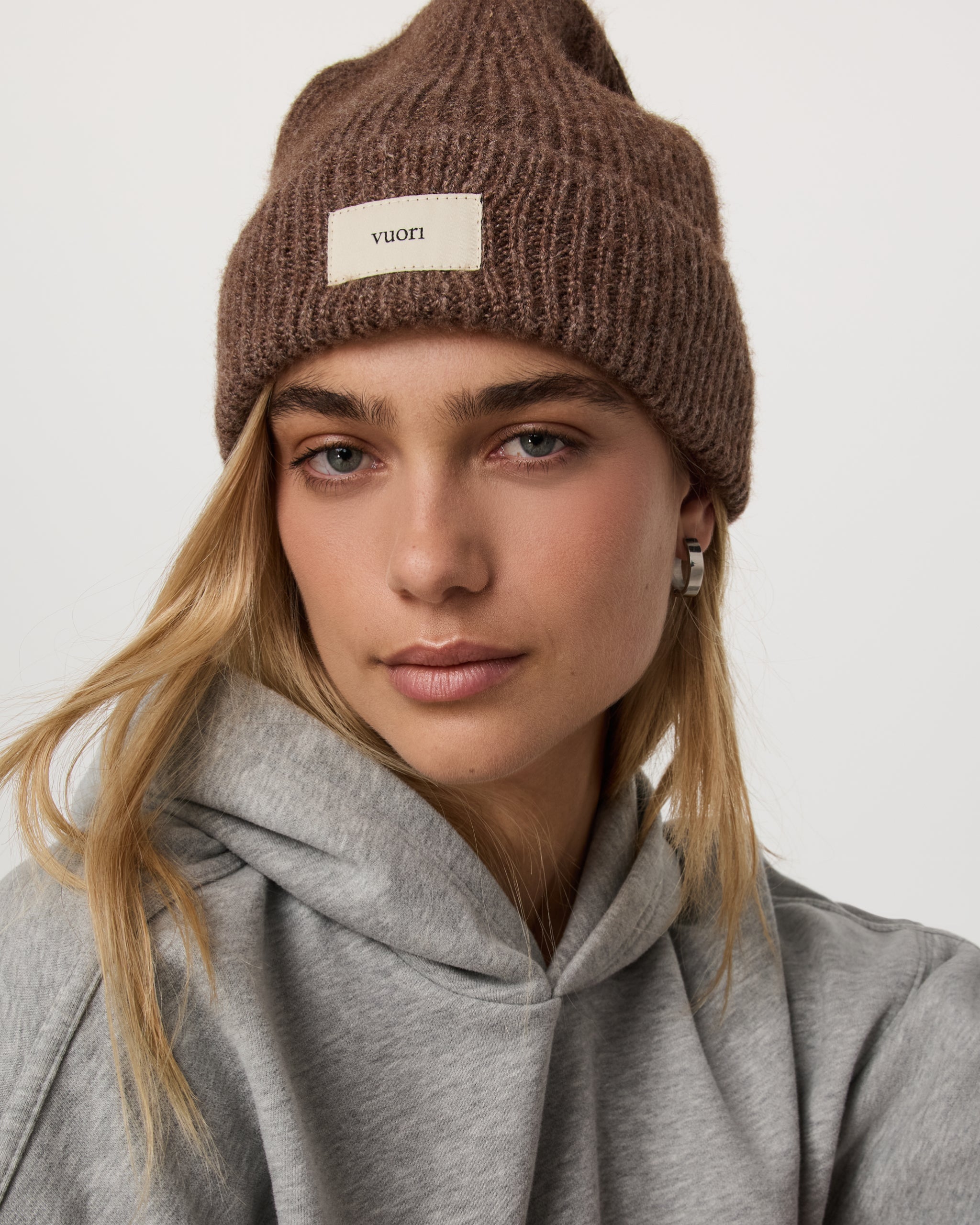 Label Beanie | Nutmeg Heather - Image 3
