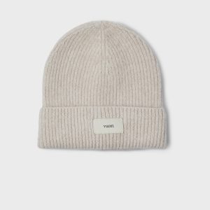 Label Beanie | Natural Heather