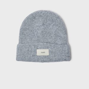 Label Beanie | Light Heather Grey
