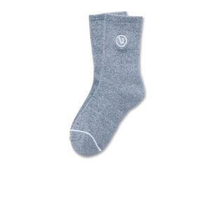 Half Crew Sock | Light Heather Grey - OLD