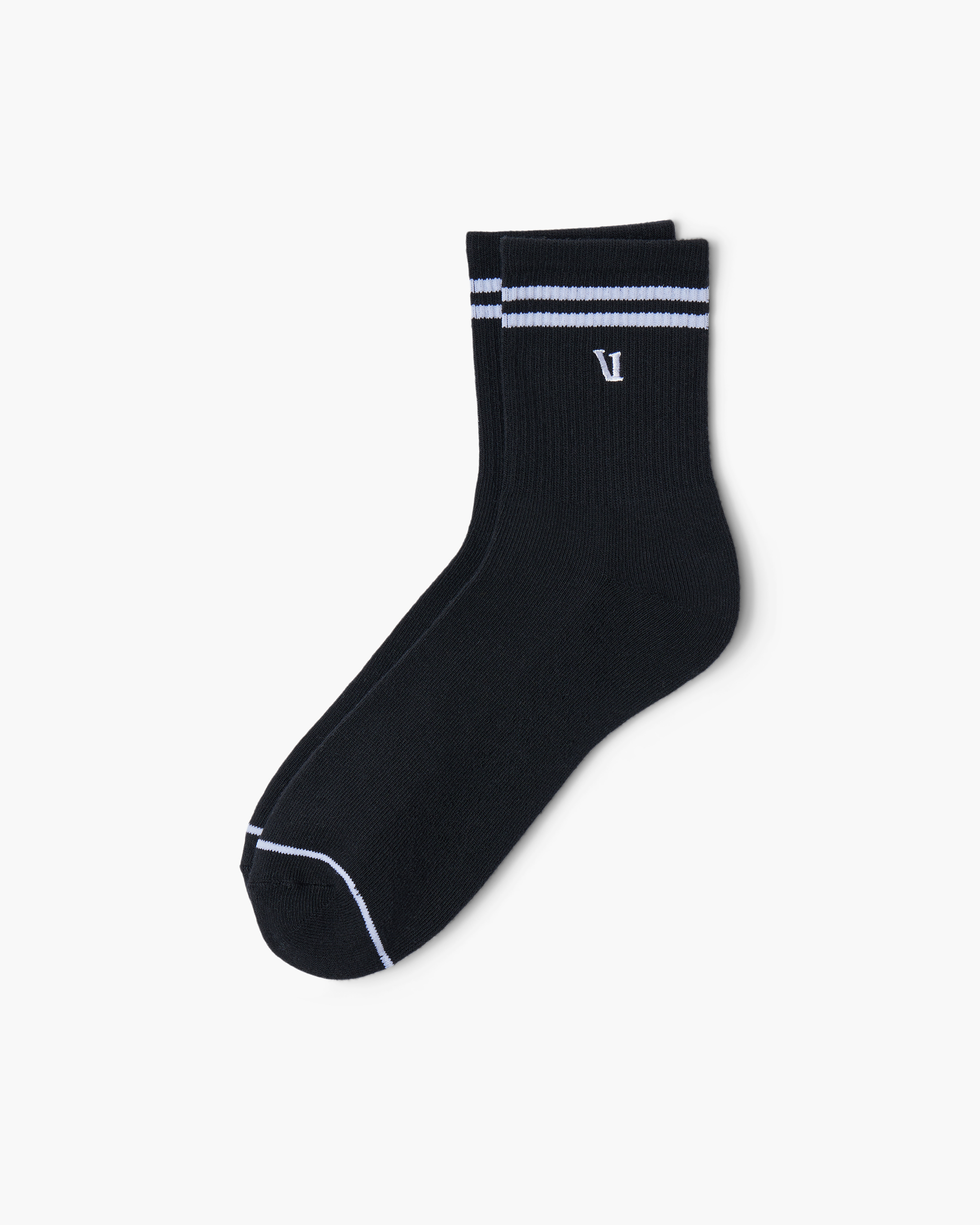 Half Crew V1 Sock | Black