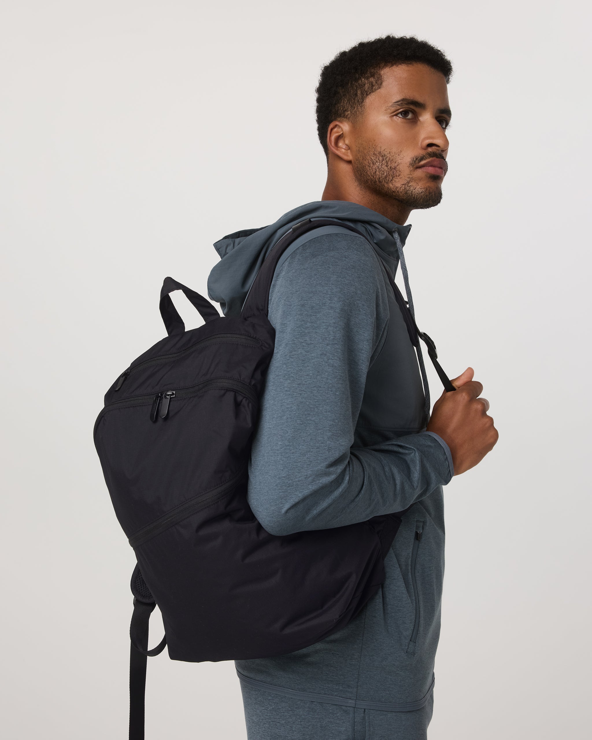 Packable Backpack | Black - Image 3