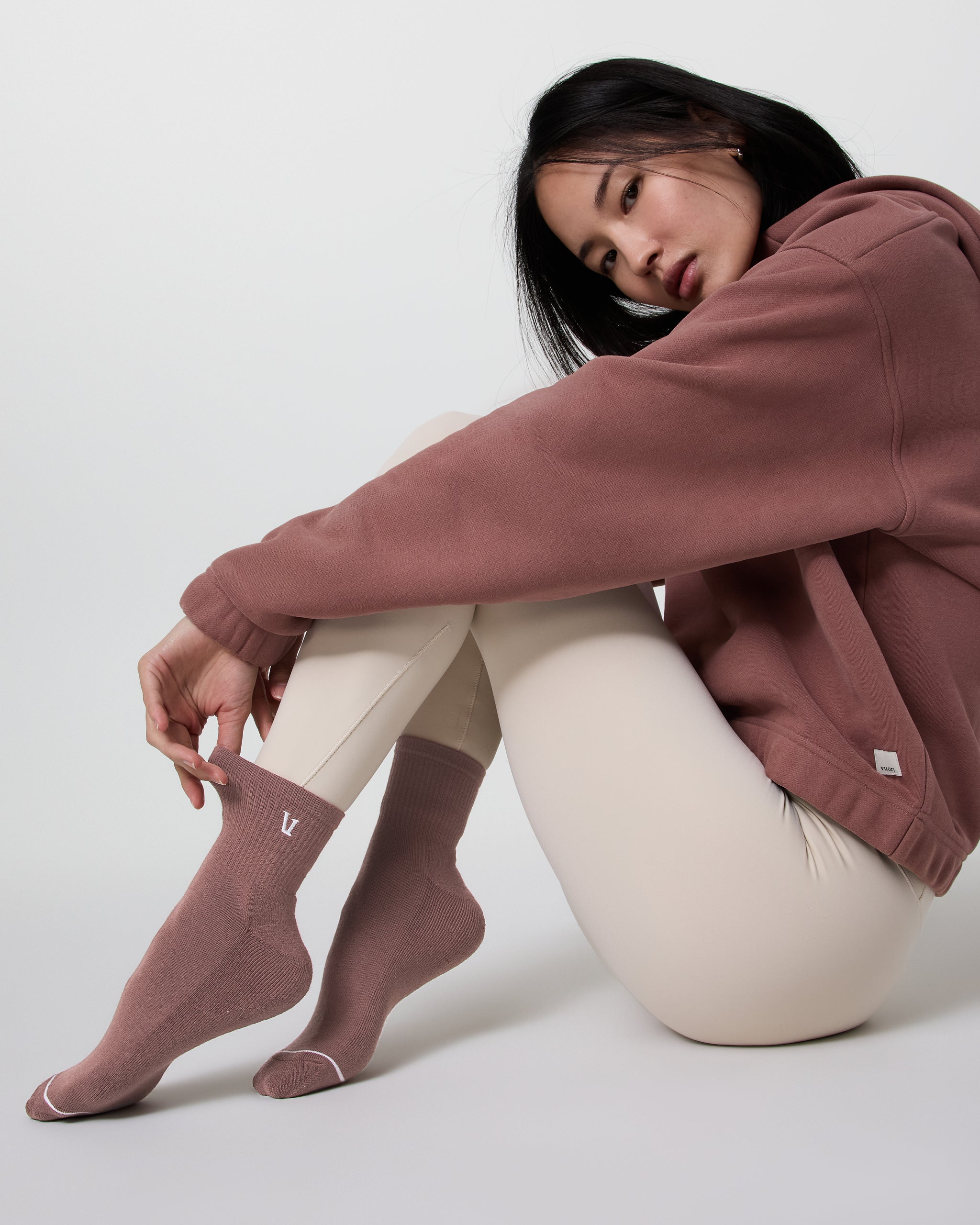Quarter Crew V1 Sock | Sedona Brown - Image 3