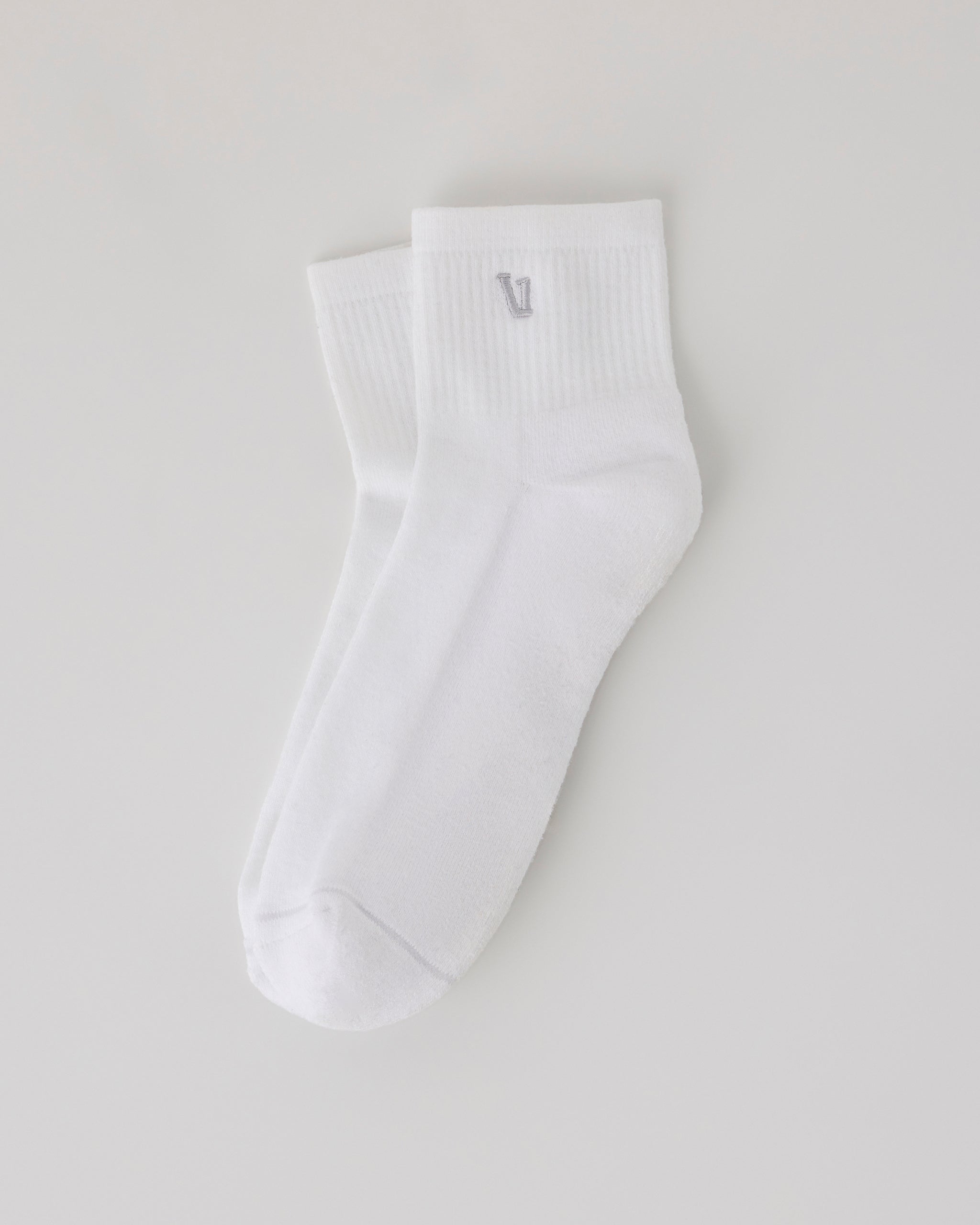Quarter Crew V1 Sock 2.0 | White