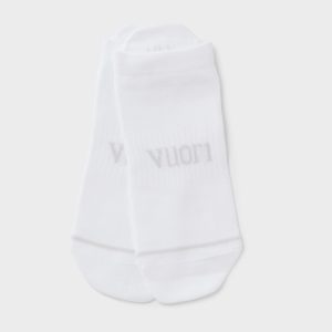 Performance Tab Sock | White