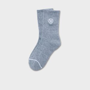 Half Crew Sock 2.0 | Light Heather Grey