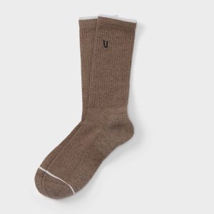 V1 Crew Sock | Smokey Taupe Heather