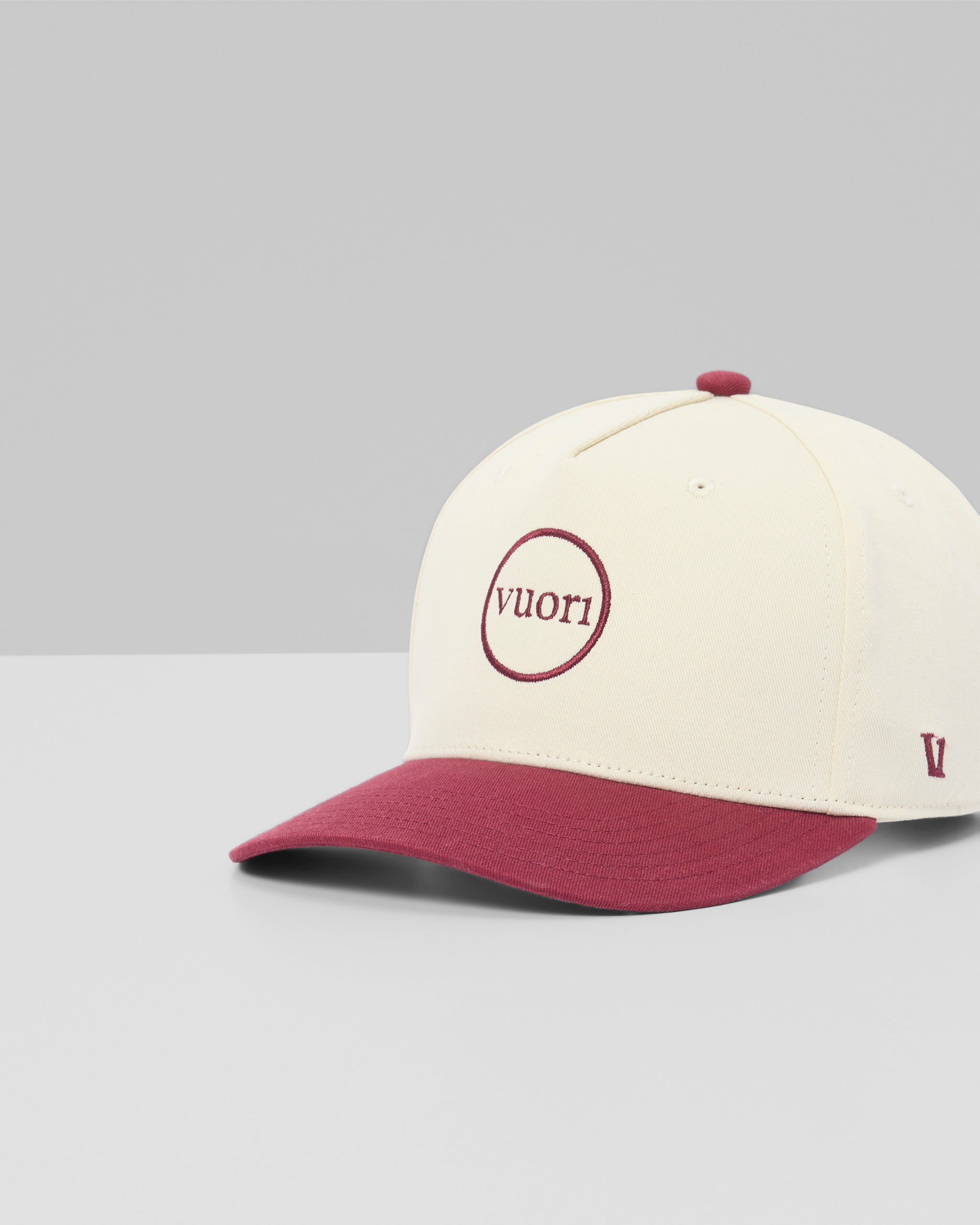 Hermosa Two Tone Hat | Burgundy - Image 4