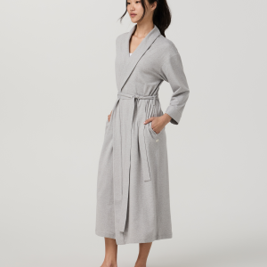 DreamKnit™ Robe | Pale Grey Heather