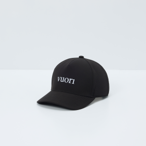Vuori Wordmark Water Tech Hat | Black