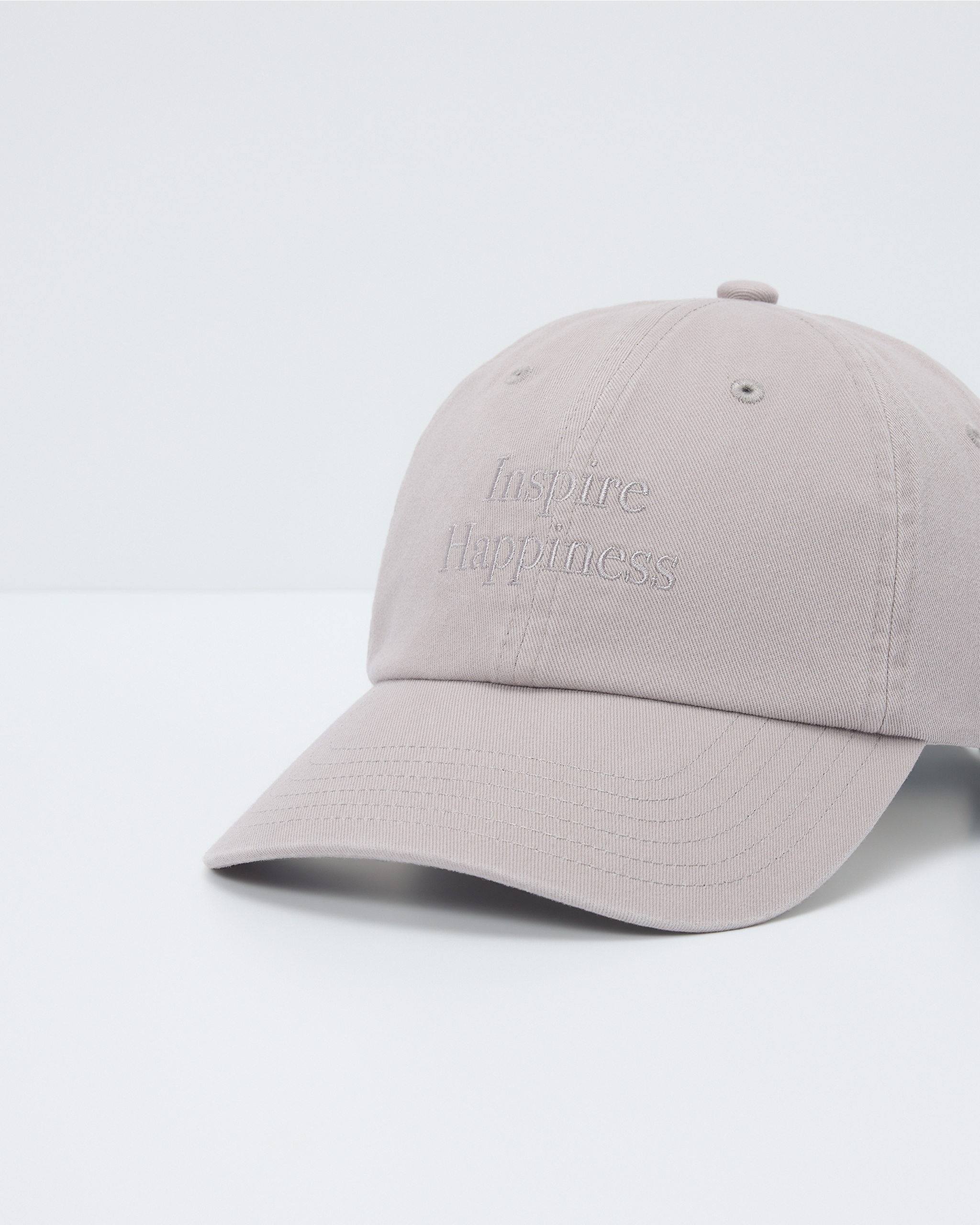 Inspire Happiness Dad Hat | Soft Pewter - Image 4