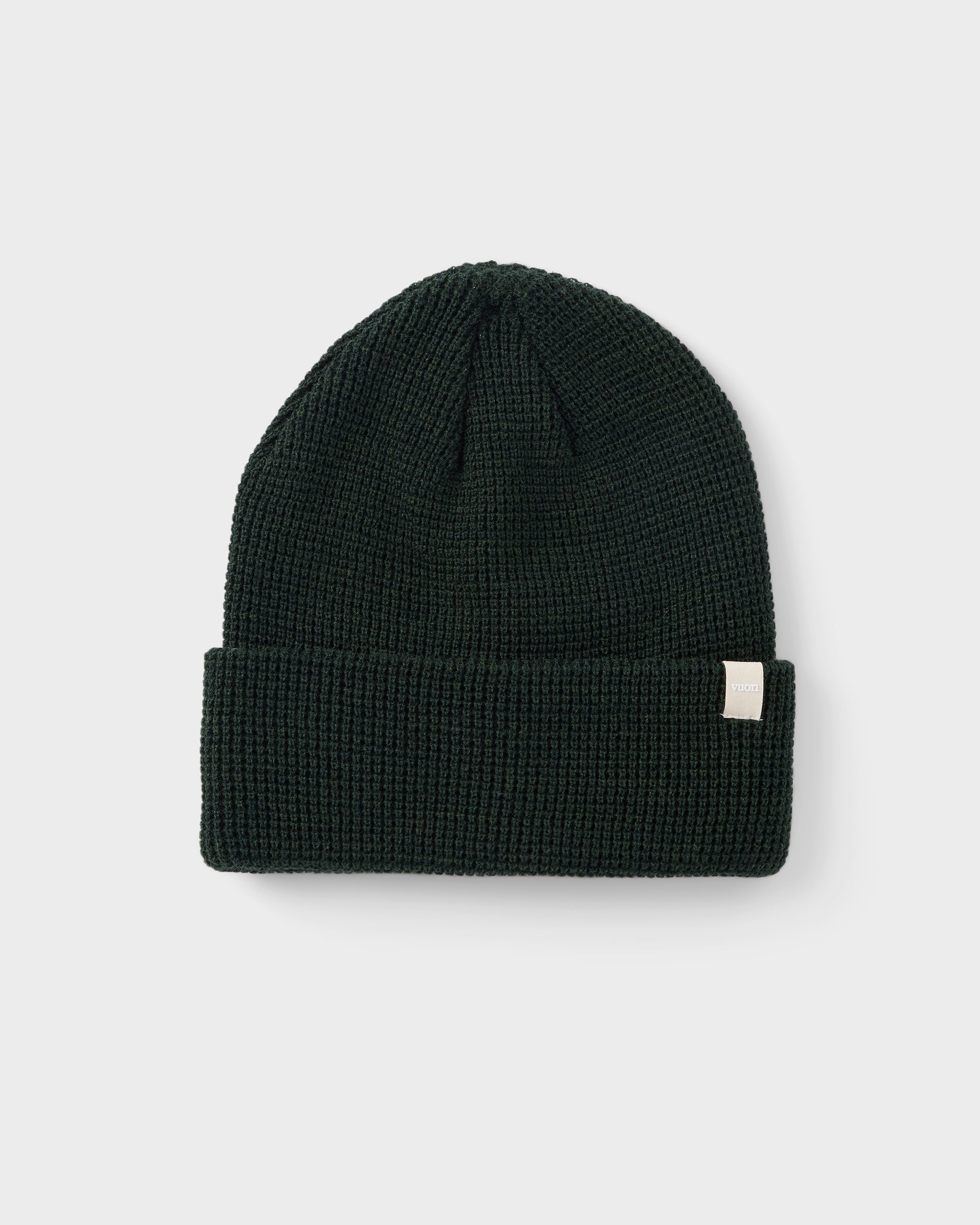 Alpine Waffle Beanie | Evergreen