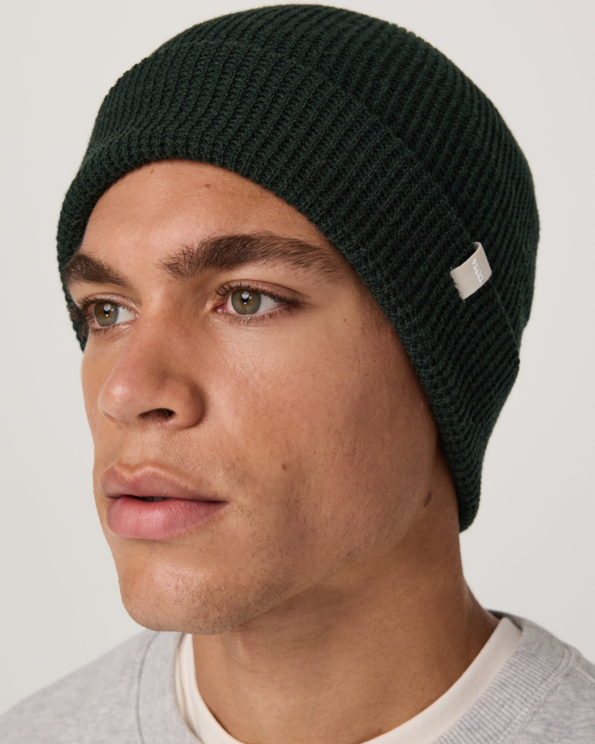Alpine Waffle Beanie | Evergreen - Image 2