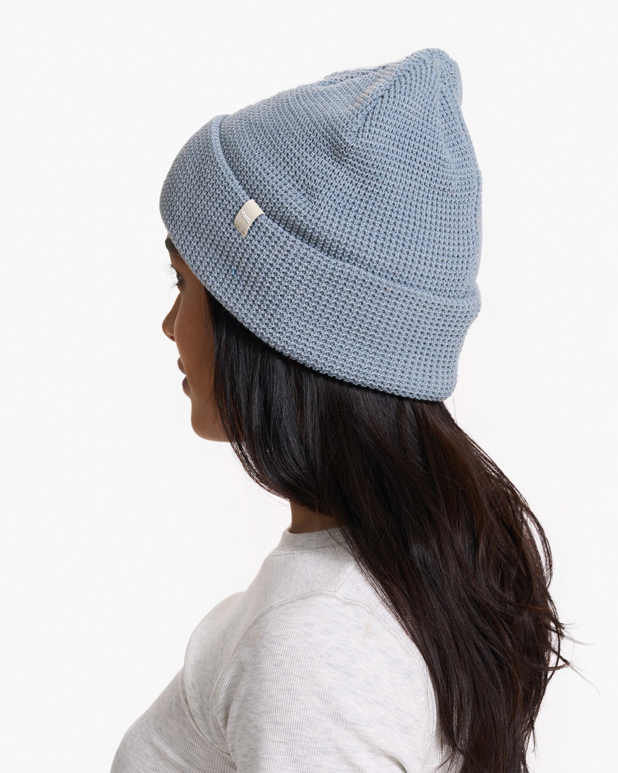 Alpine Waffle Beanie | Light Cloud - Image 5