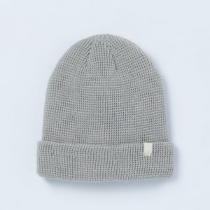 Alpine Waffle Beanie | Sky Grey