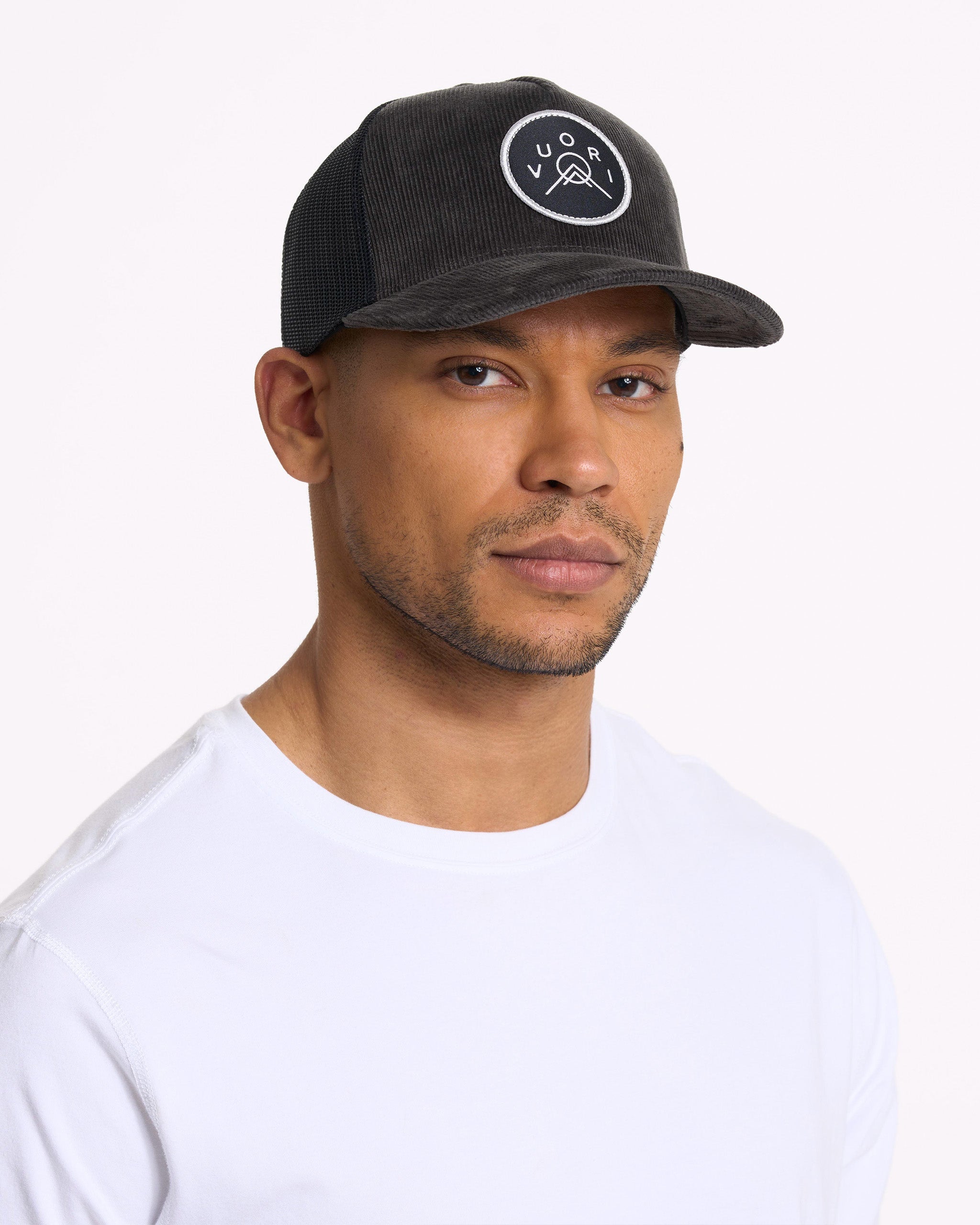 Summit Cord Trucker Hat | Charcoal - Image 2