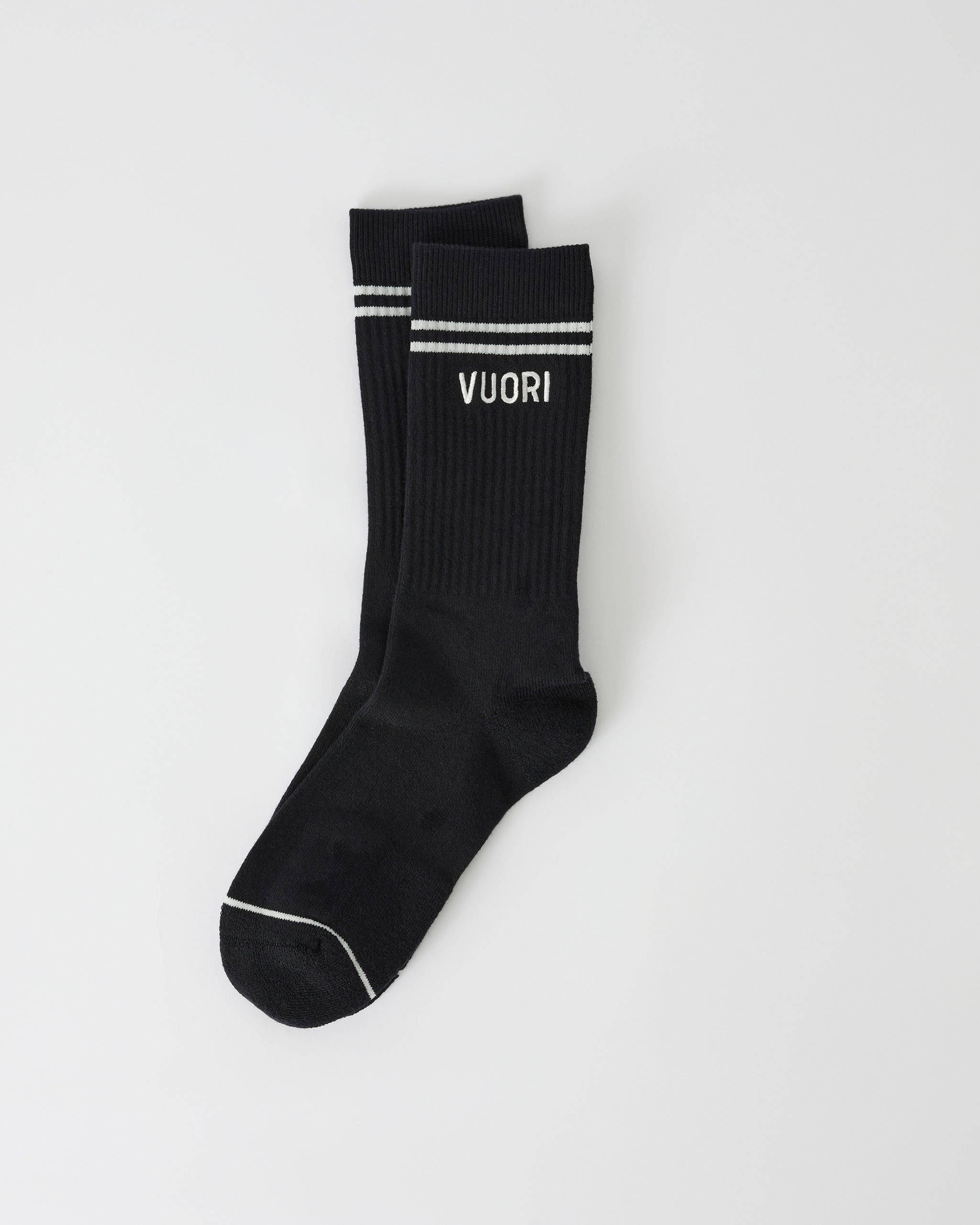 Vuori Crew Sock 2.0 | Black