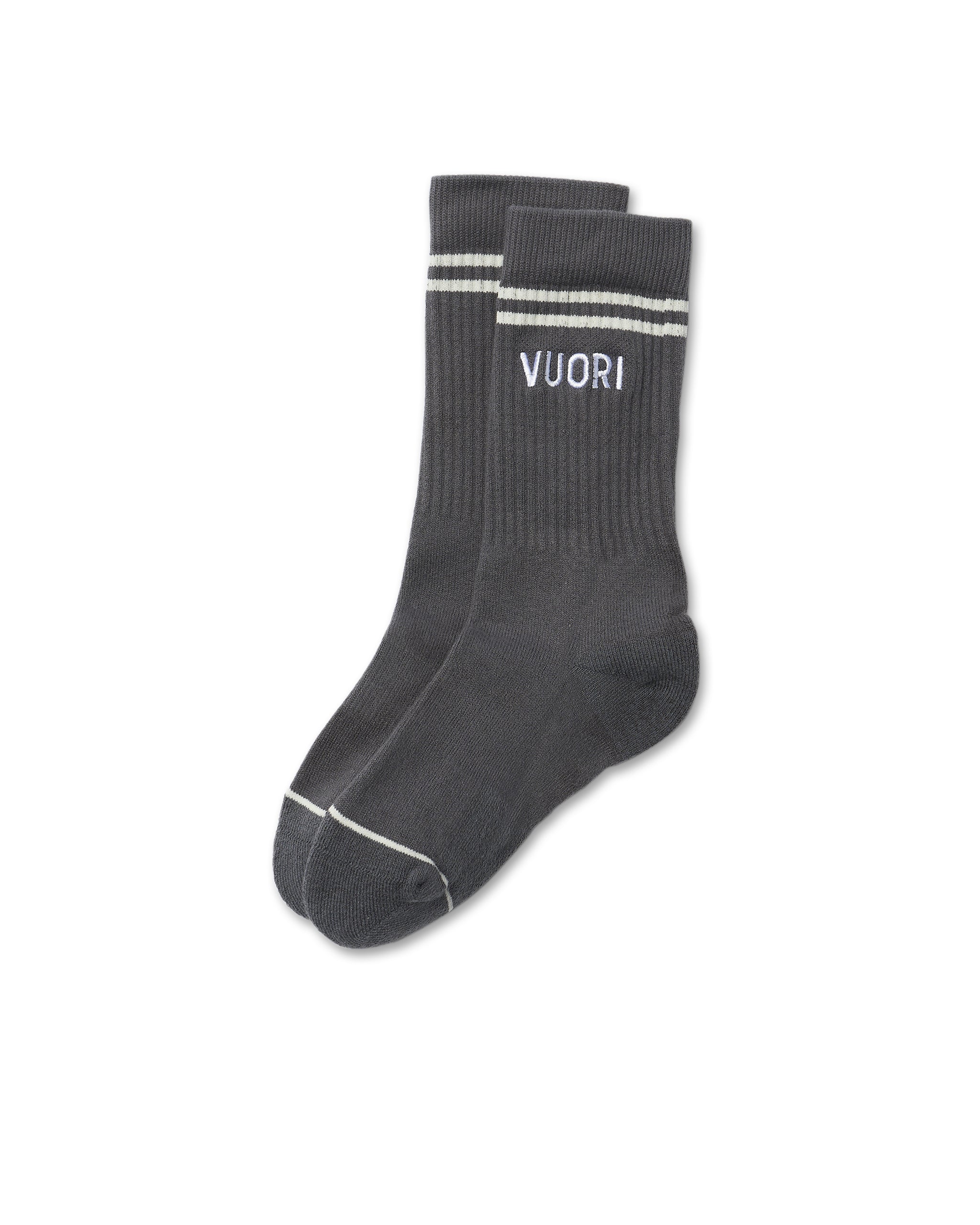 Vuori Crew Sock | Charcoal (OLD)