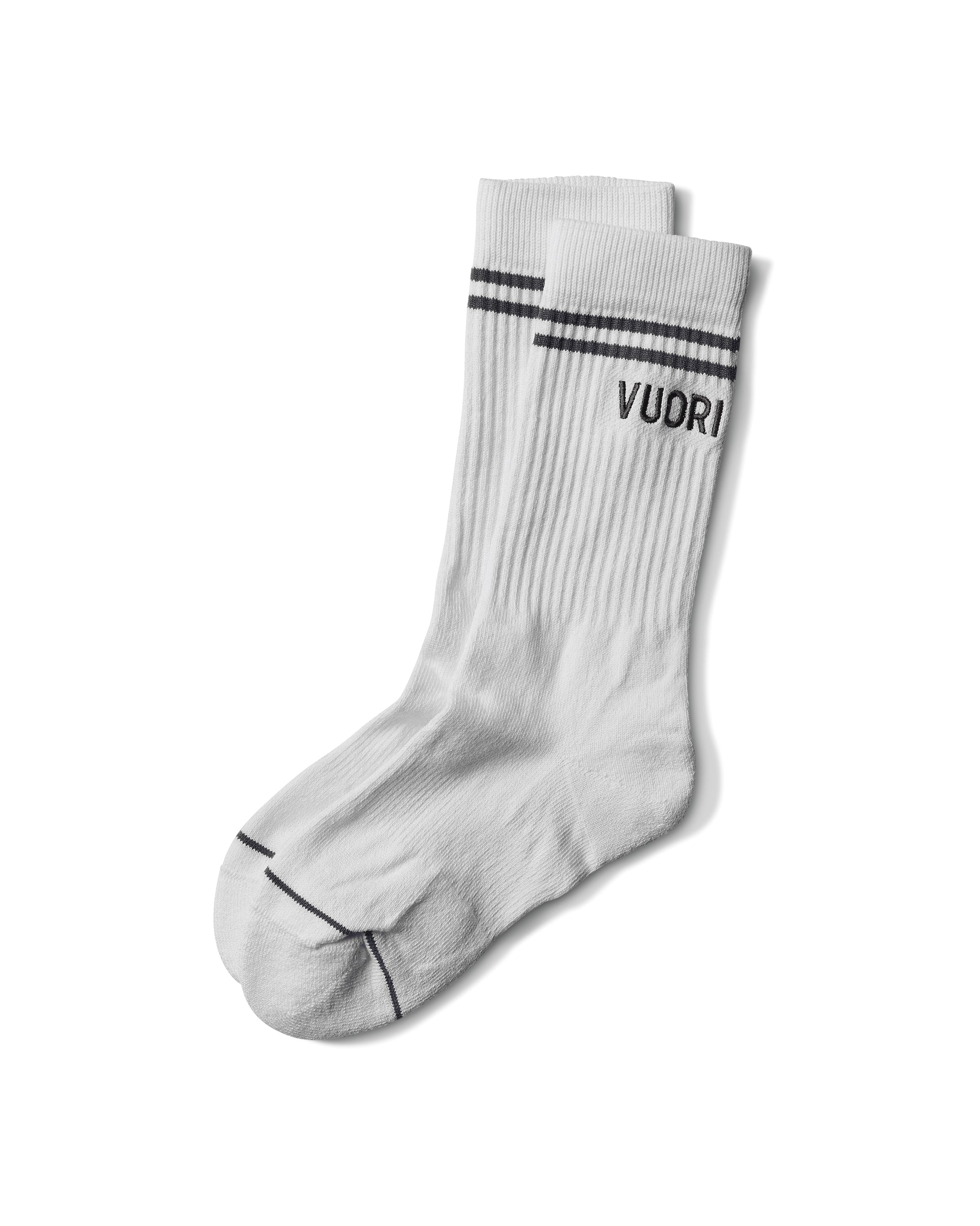 Vuori Crew Sock | White (OLD)