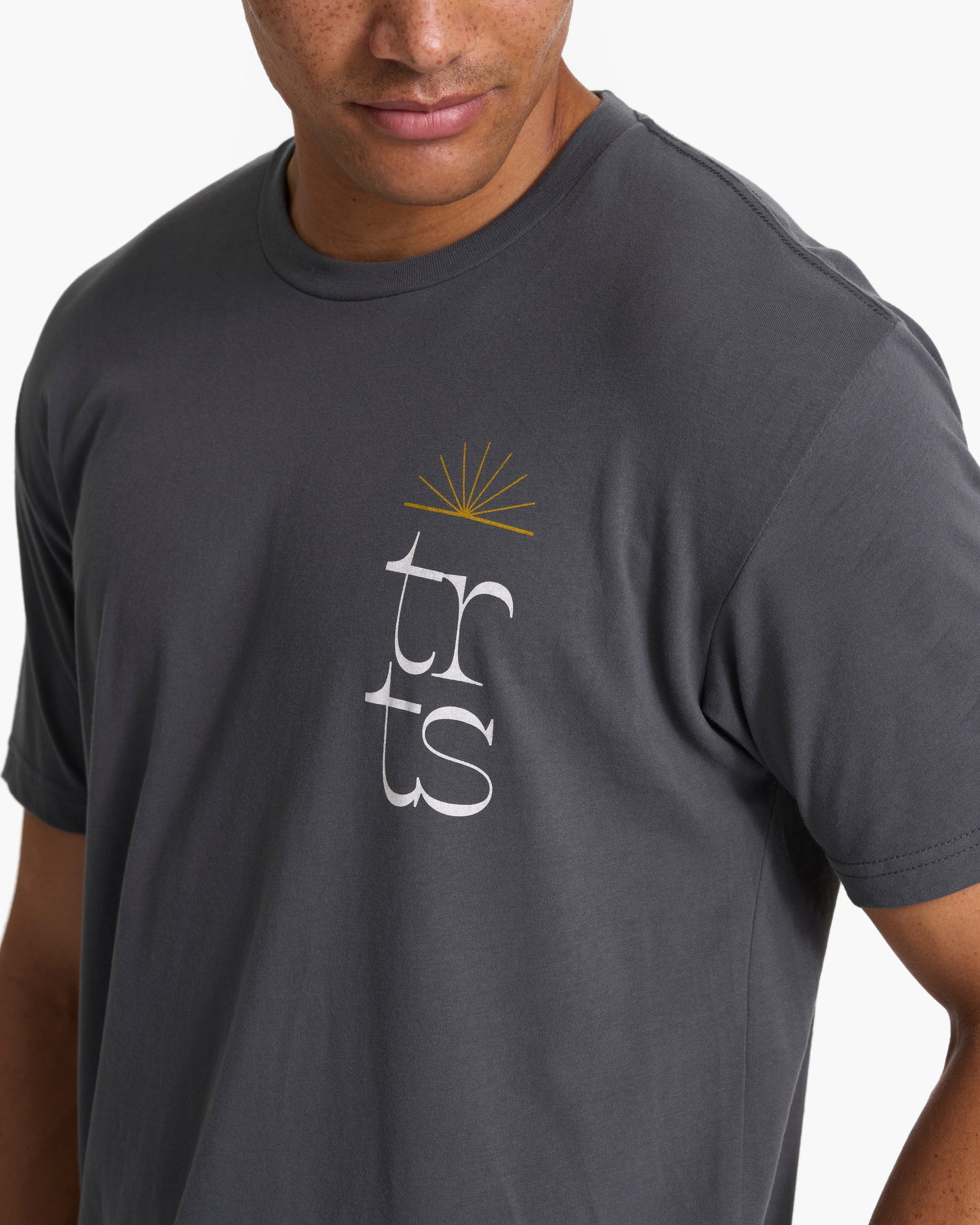 TRTS Melange Tee | Charcoal - Image 3