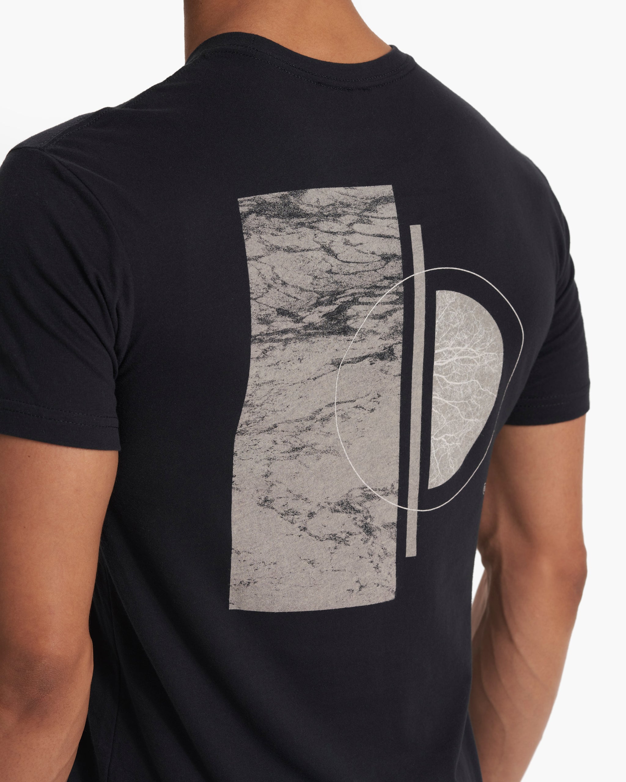 Textures Tee | Black - Image 4