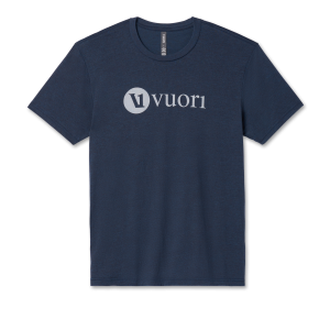 V1 Vuori Wordmark Logo Tee | Navy Heather