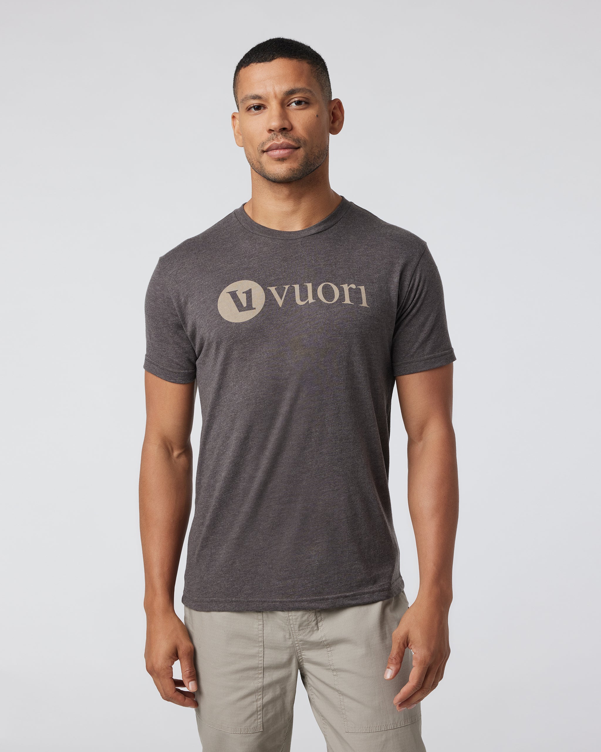 V1 Vuori Wordmark Logo Tee | Macchiato
