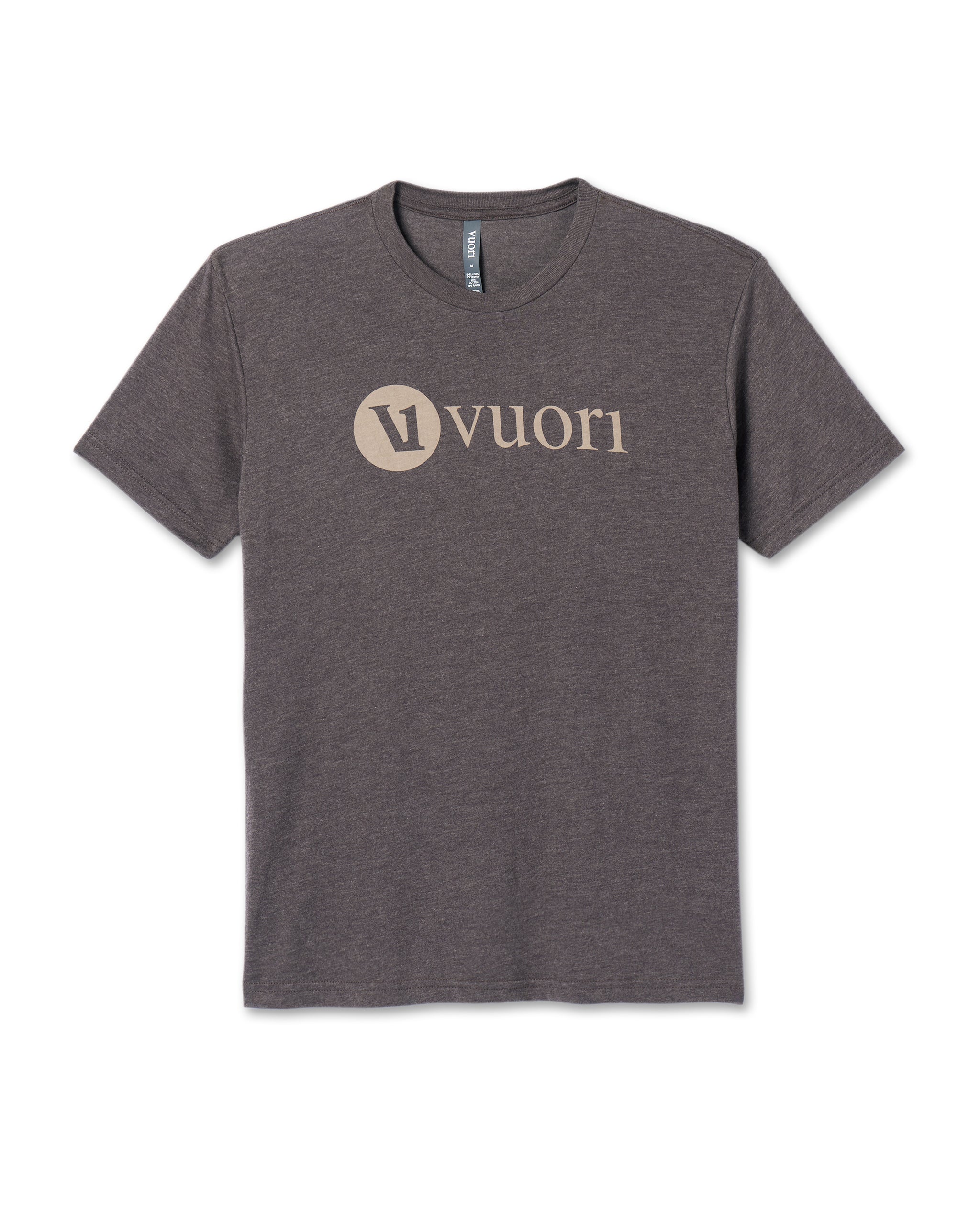 V1 Vuori Wordmark Logo Tee | Macchiato - Image 4