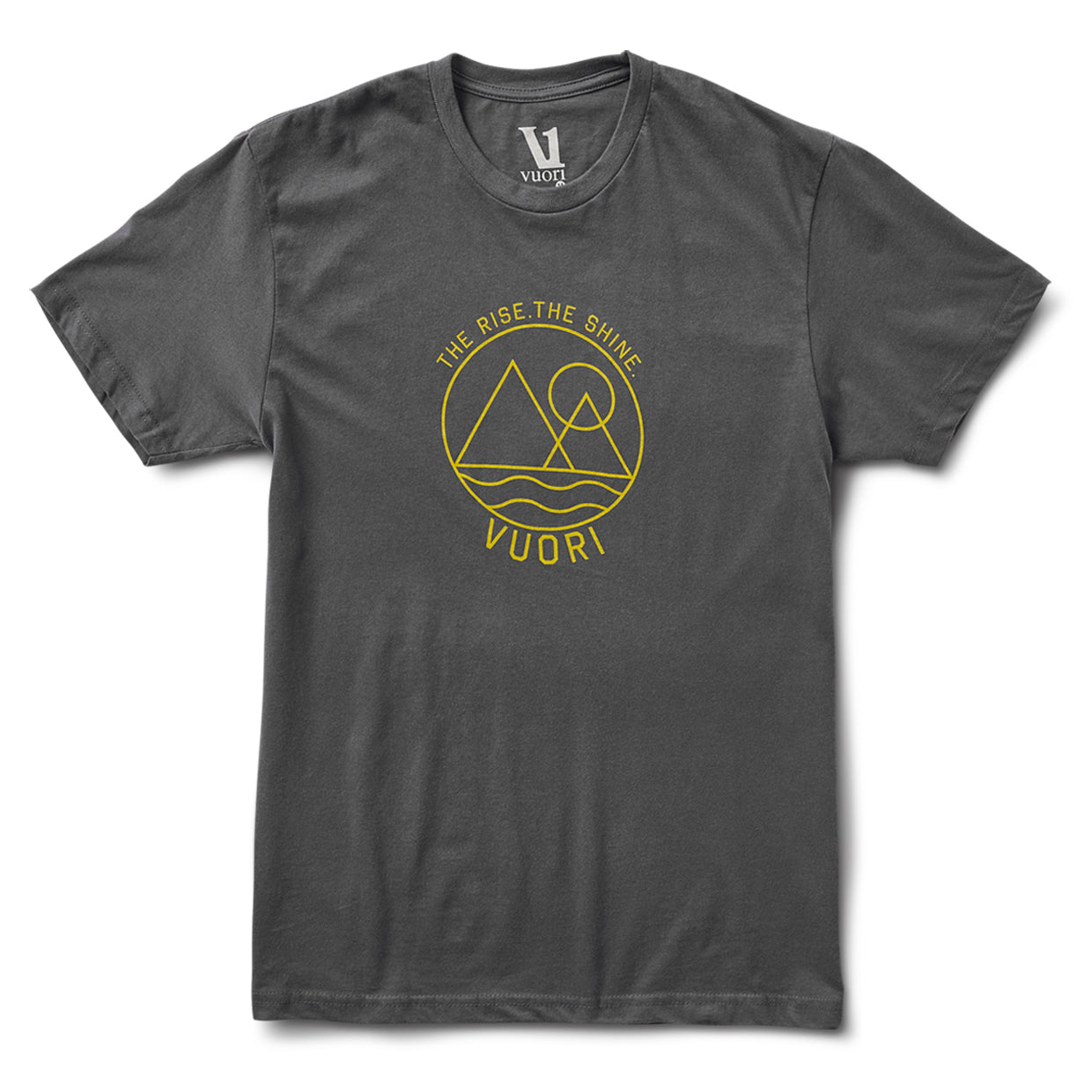 The Rise The Shine Tee | Charcoal
