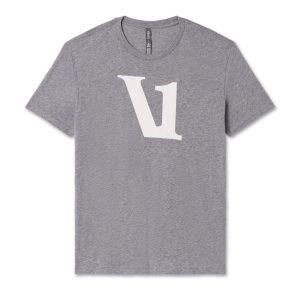 V1 Logo Tee | Heather Grey