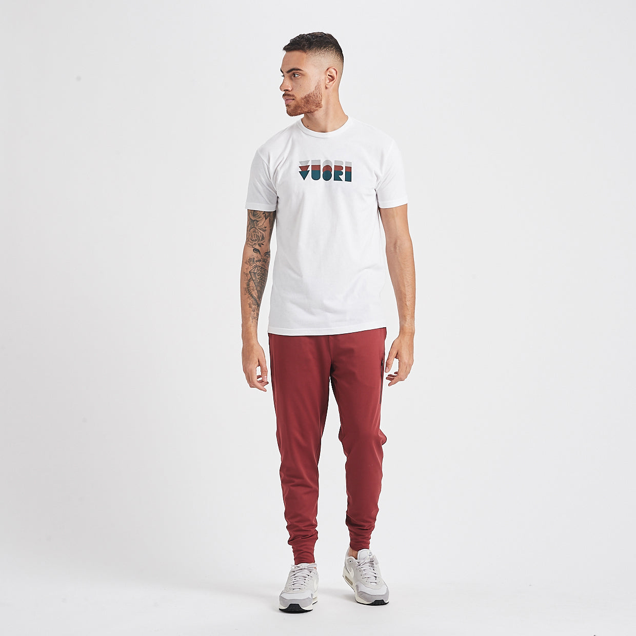 Layered Vuori Tee | White - Image 2