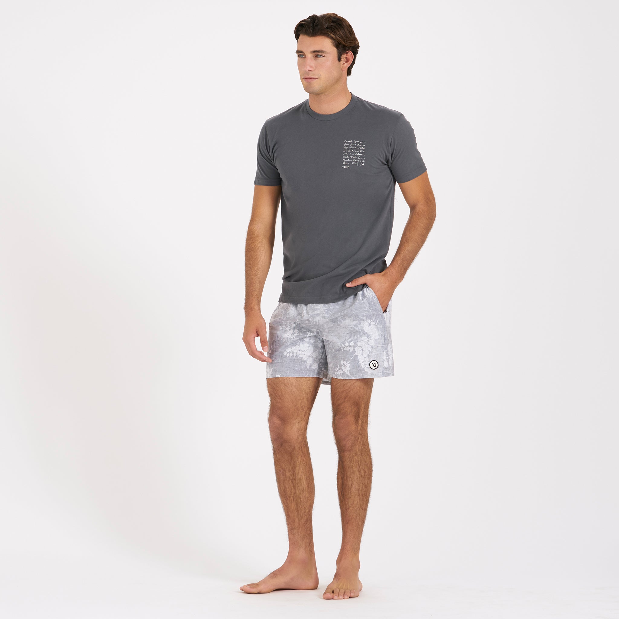 Mantra Tee | Charcoal - Image 3