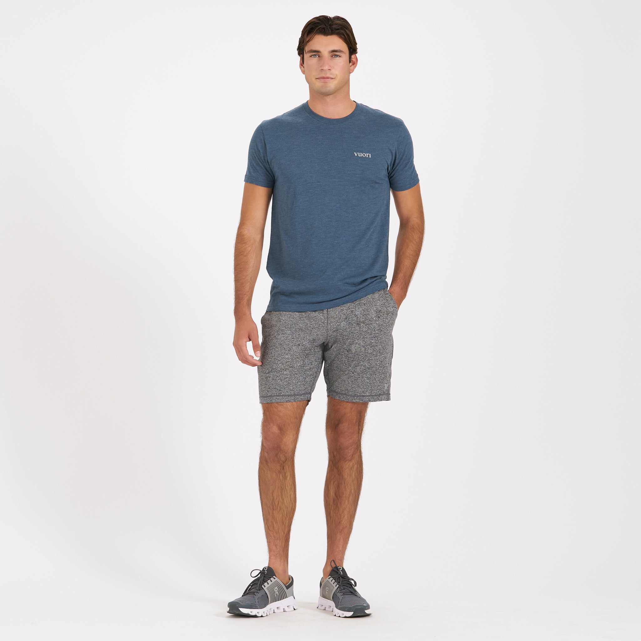 Mind Body Land Sea Tee | Indigo Heather - Image 4