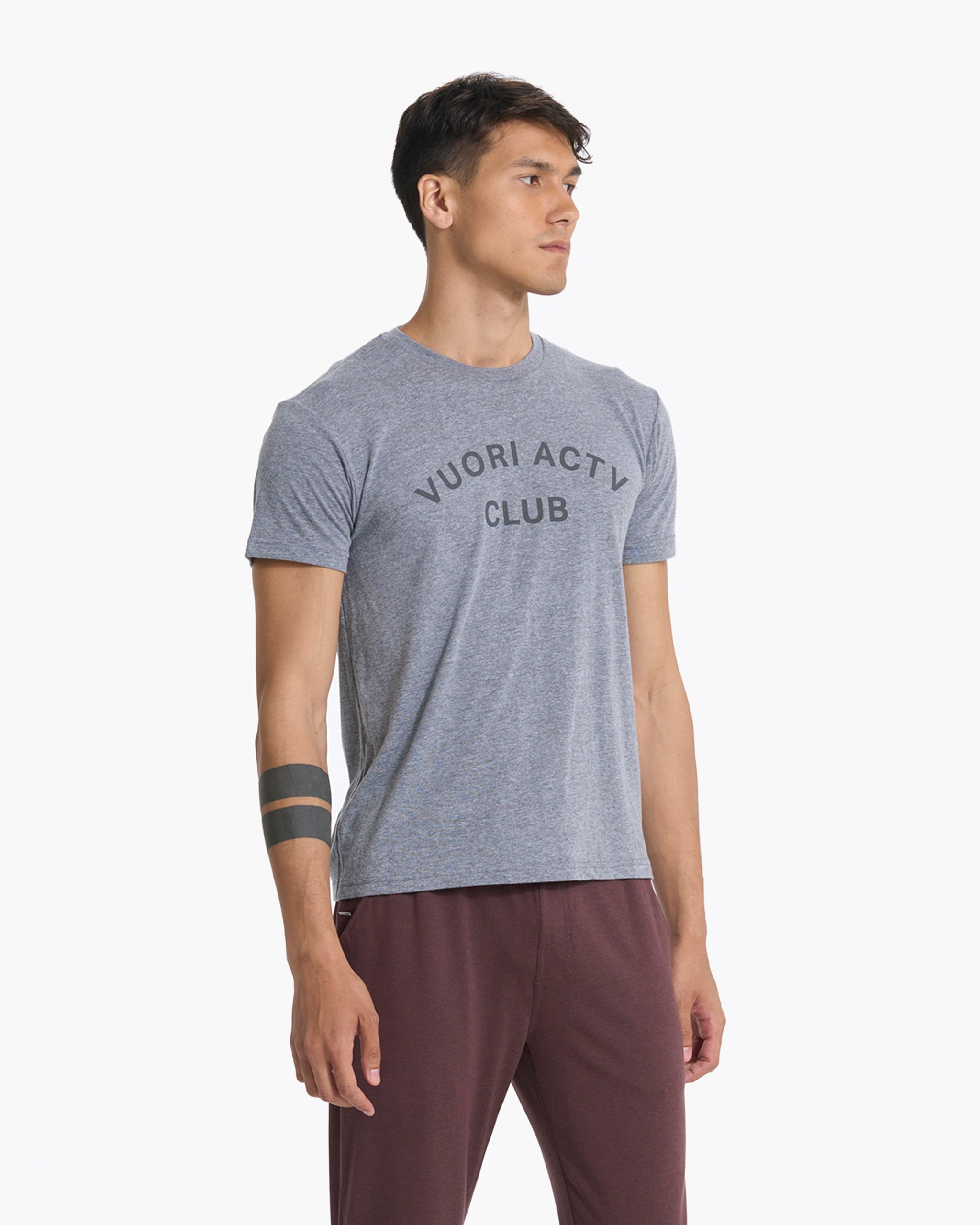 ACTV Club Tee | Heather Grey - Image 2