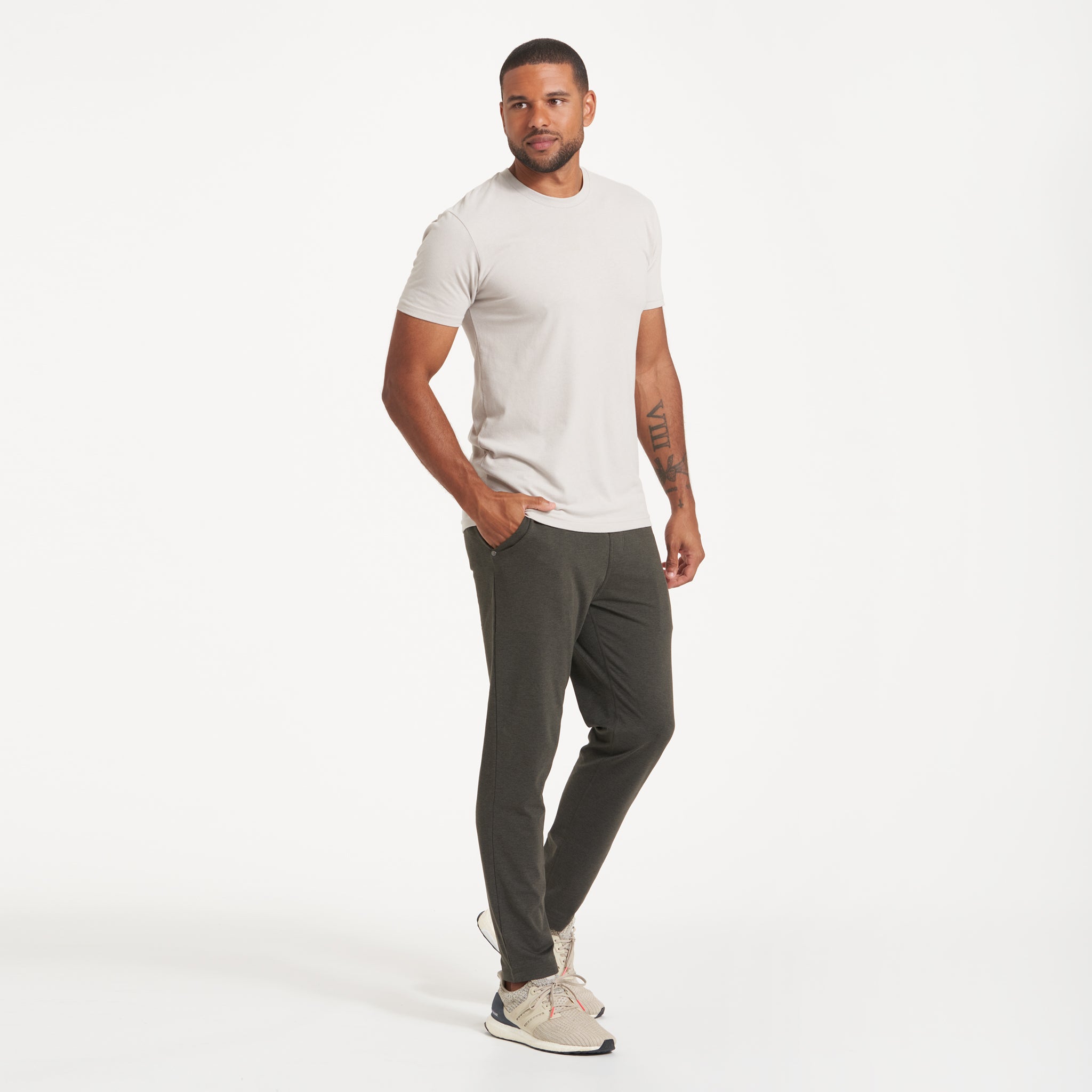 Set & Rise Tee | Light Heather Grey - Image 3