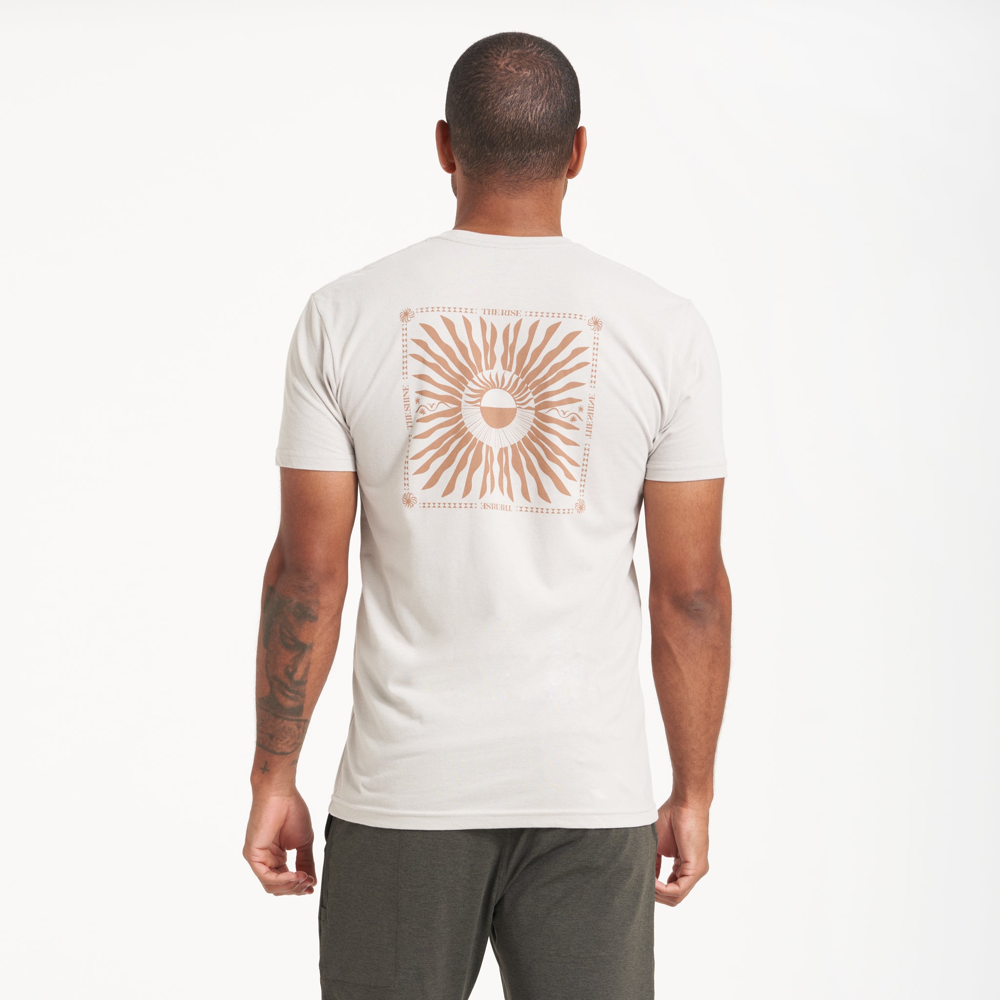 Set & Rise Tee | Light Heather Grey - Image 2