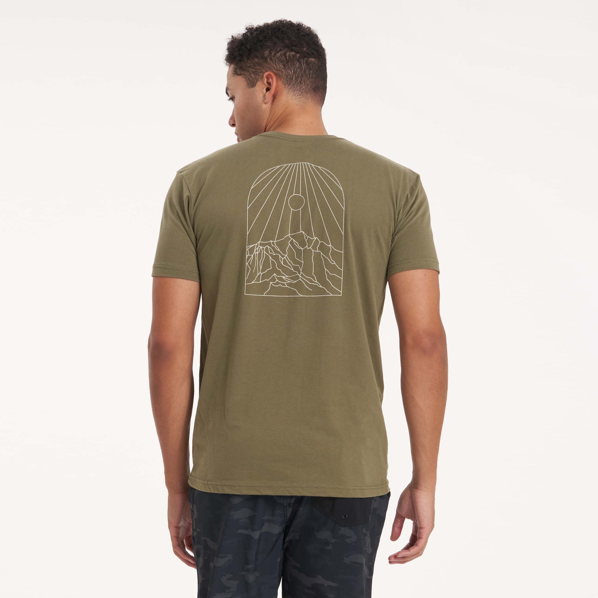 Mountain Peak Tee | Army