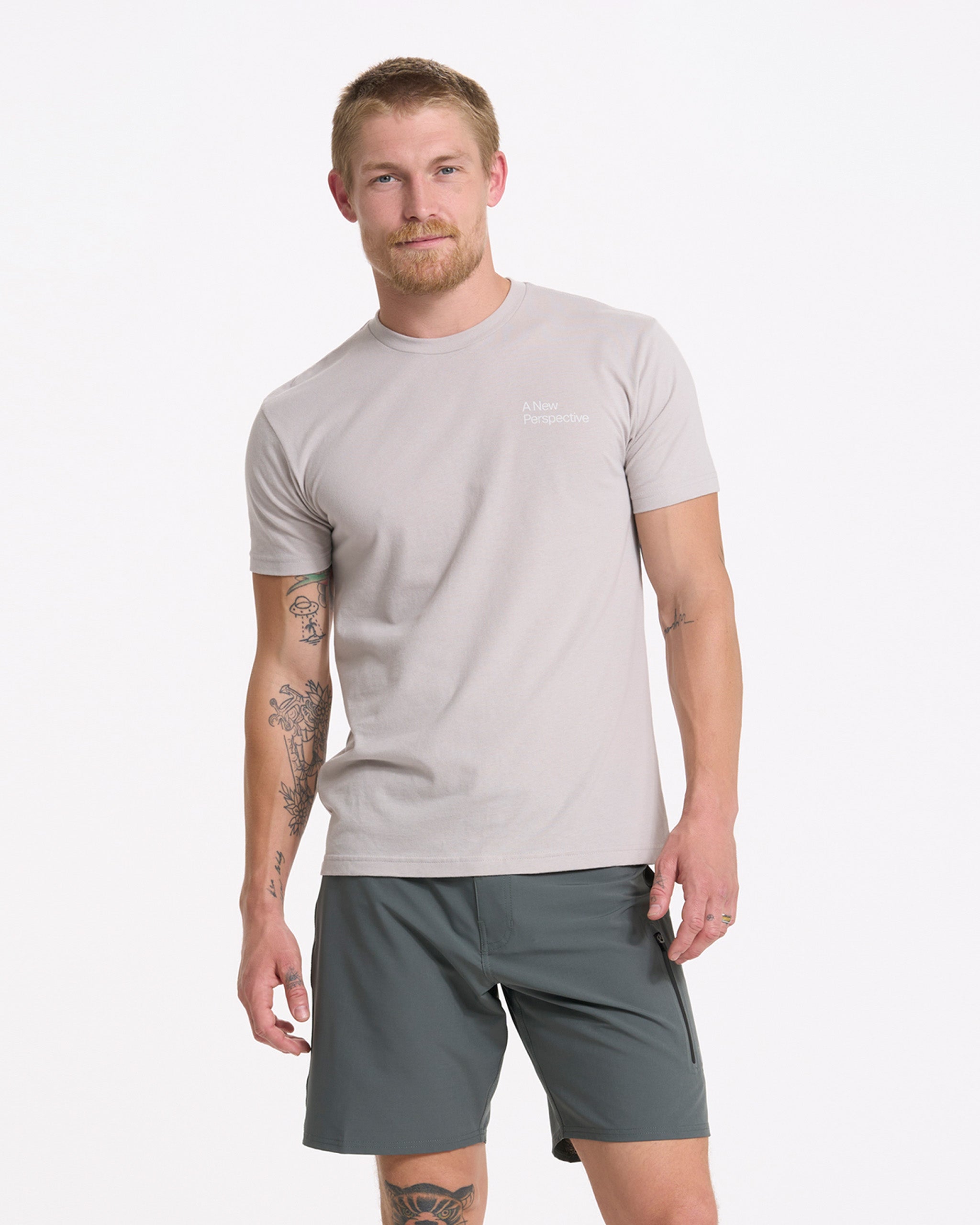 Dimension Tee | Light Grey