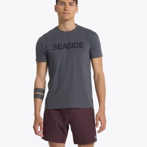 Seaside Tee | Charcoal