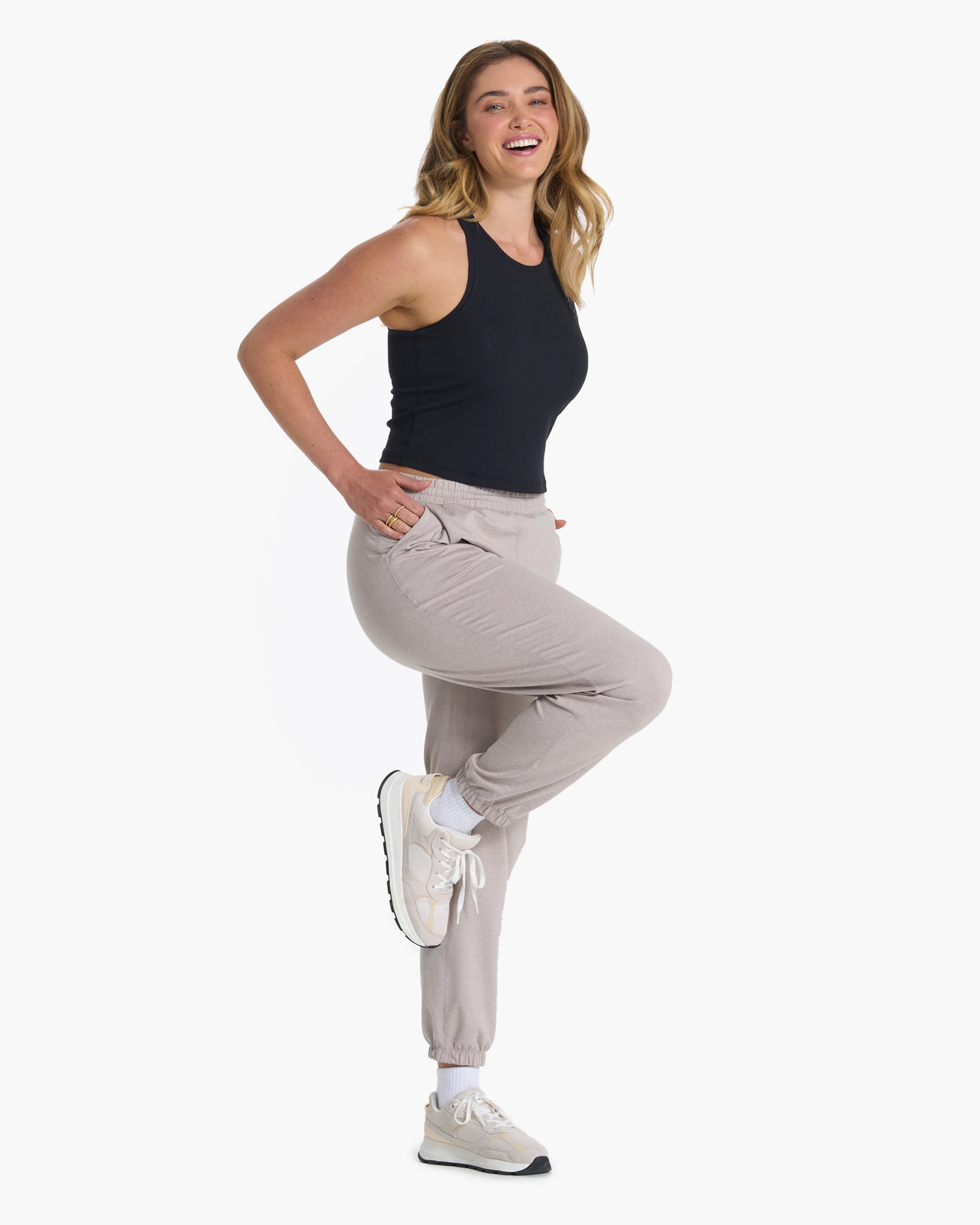 Elevation Plyo Tank | Black Heather - Image 4
