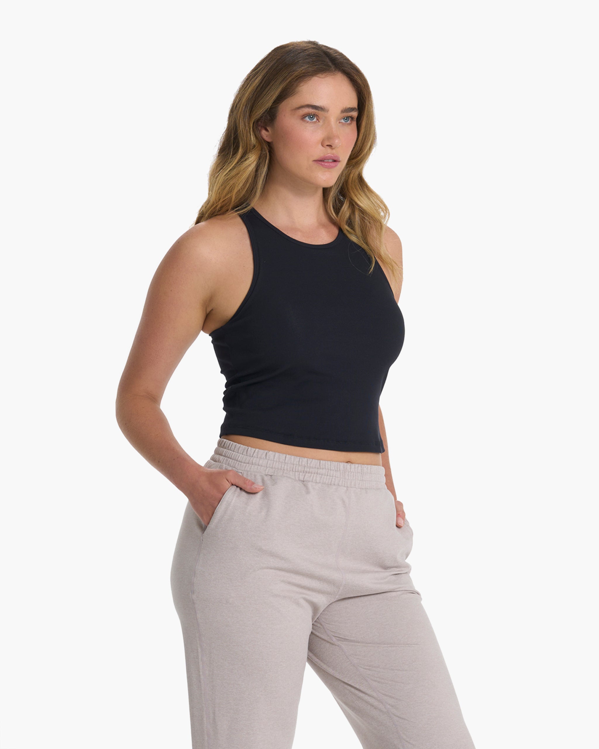 Elevation Plyo Tank | Black Heather - Image 3