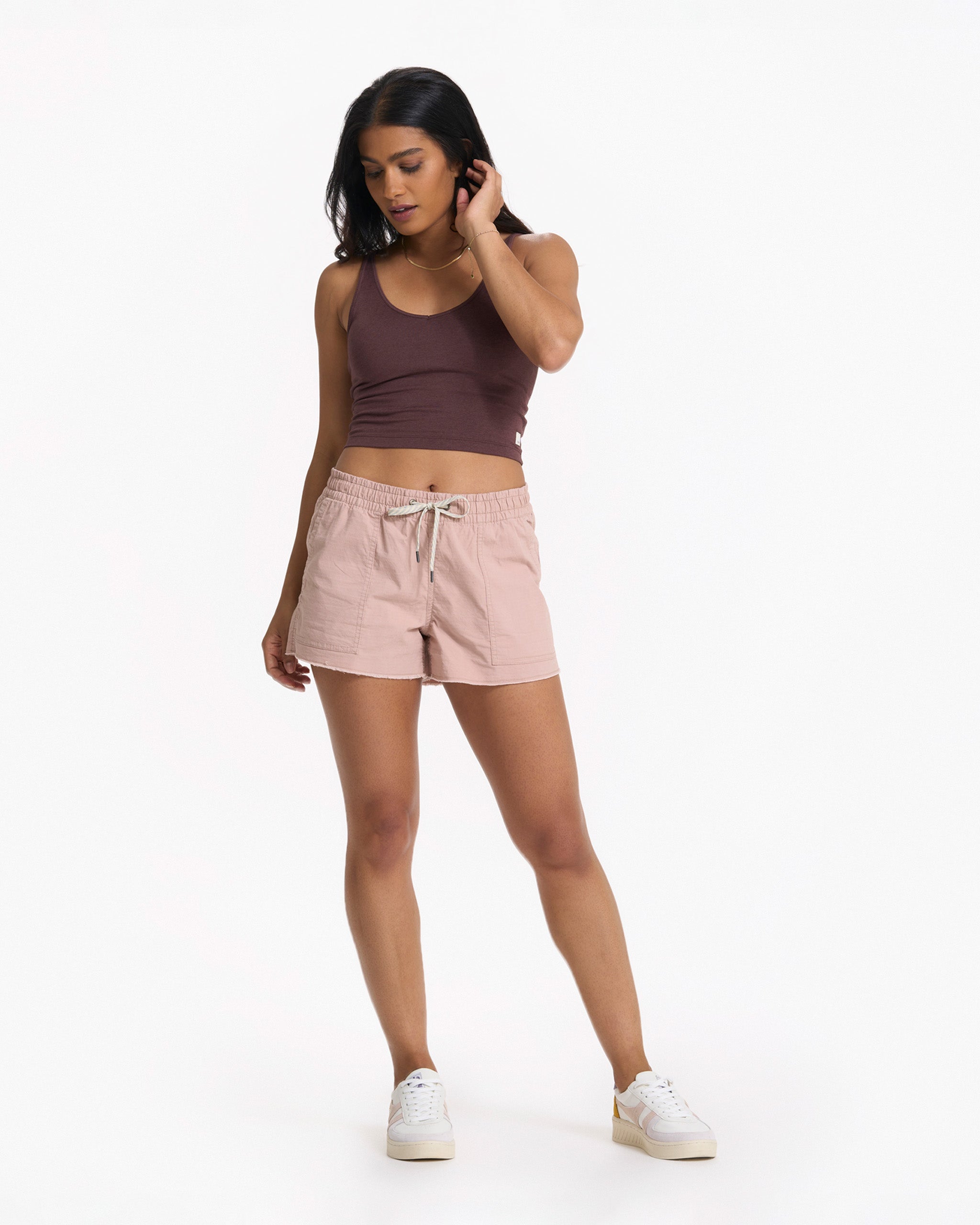 Halo Performance Crop | Chestnut Heather - Image 5