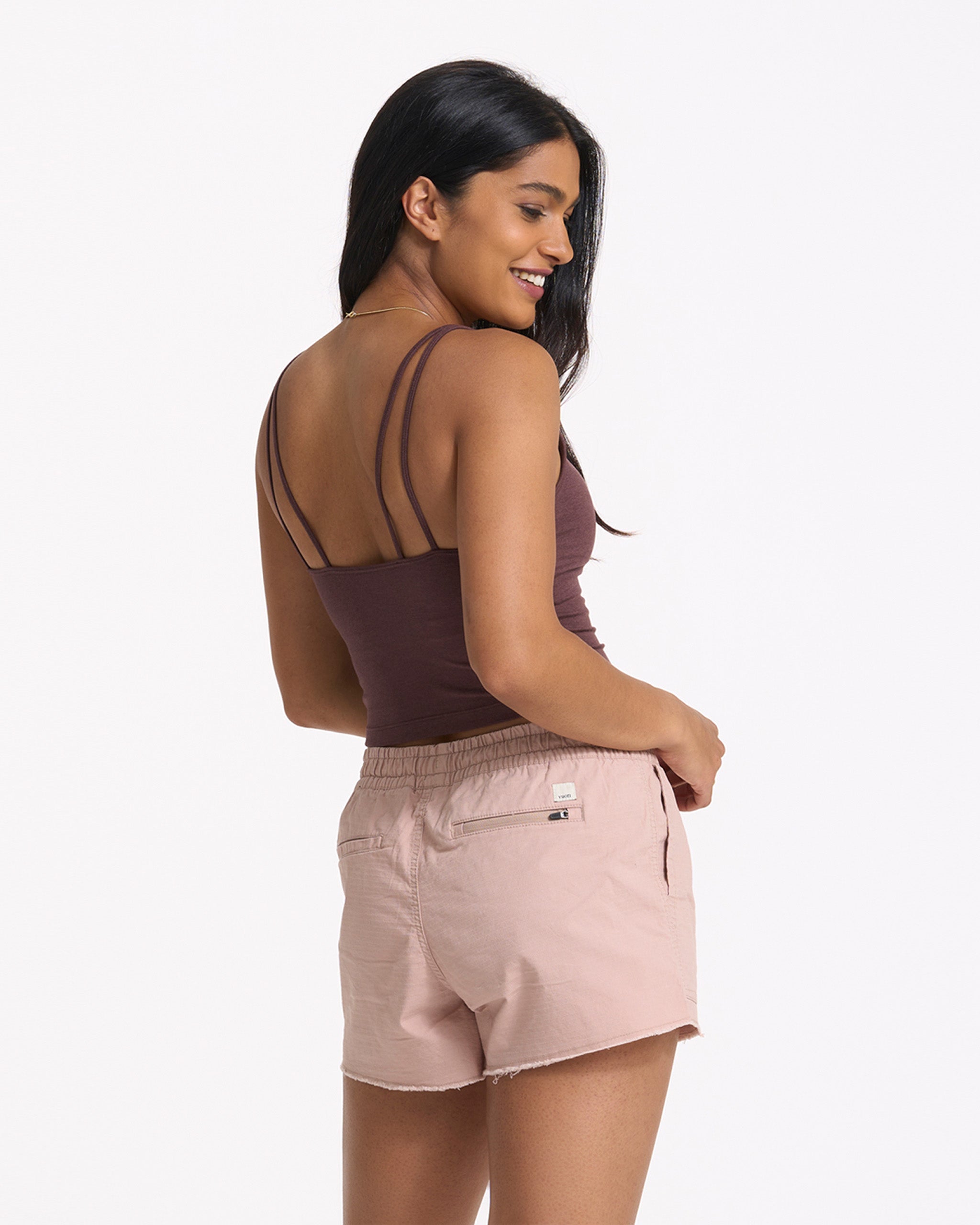 Halo Performance Crop | Chestnut Heather - Image 4