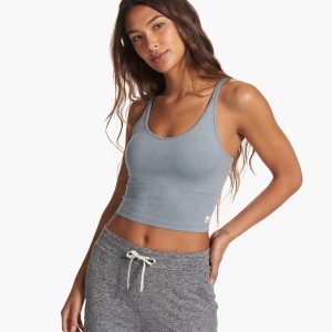 Halo Performance Crop | Flint Heather